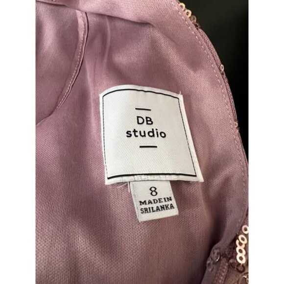 Size 8 DB Studio Rose Color Formal Dress - Picture 6 of 9